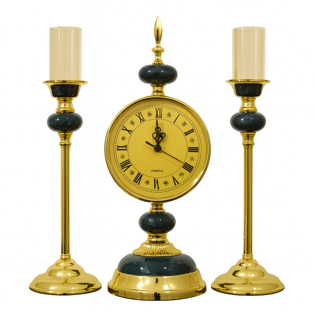 Unique Decorative Clock Planter Set of 3 – Modern Stand Design SHAHI ANDAAZ