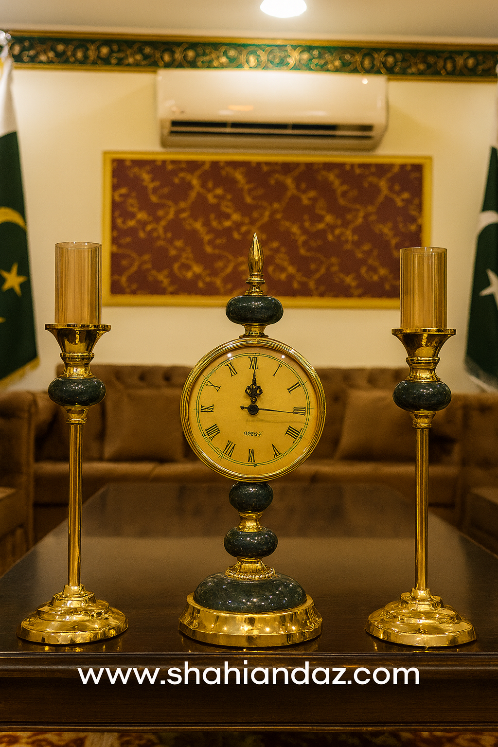 Unique Decorative Clock Planter Set of 3 – Modern Stand Design SHAHI ANDAAZ