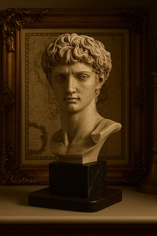 The Roman Virtue Bust – Classical Sculpture of Strength & Wisdom Ameer & Sons